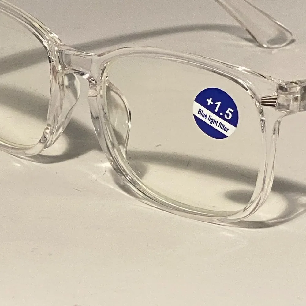1506 Colette 1.5 Clear Reading Glasses Soft Butterfly Readers NWT